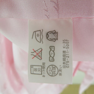 Children's kimono cracked undergarment single girl one body polyester pink color string with pink string girl Shichigosan celebration of Shichigosan Celebration Children