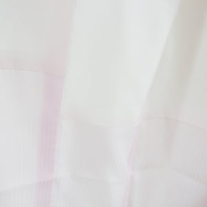 子供着物 襦袢単品 女の子用 一つ身 ピンク色 ポリエステル 紐付き 振赤 縞地文 女児 七五三 祝着 子供きもの用じゅばん 身丈97cm