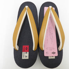 Load image into Gallery viewer, Calen Blosso Karen Blosso Sandbody Cafe Rishiya Karen Blosso Calen Blosso M size 22.5-23.5cm adaptation Navy x Mustard Yellow Casual Footwear Japan Beauty