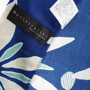 Summer kimono Komon Kimon Washing Kimono Mai Shiraishi Mai Shiraishi Nogizaka46 Polka Dota pattern Blue x Cream Color Bachi collar 100 % Casual Summer Numbers 163cm Beautiful goods