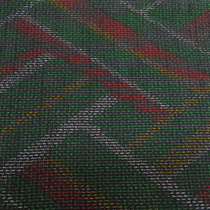 Half -width band reverseable half width pure silk width: about 15cm x length: about 380cm pongee x komon green x red brown cypress pattern x cracked pattern fine zone belt zone