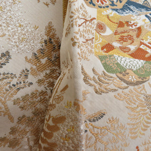 Maru Antake Flowers Popular Gold Gold Golden Golden Formal Stage Costume Costume Costume Silk Remake Interior Length 404cm