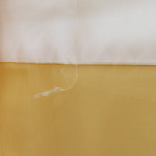 画像をギャラリービューアに読み込む, 小紋 洗える着物 R.KIKUCHI 笛に花模様 黄色ｘ白色 袷 広衿 ポリエステル100％ カジュアル