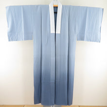 Load image into Gallery viewer, Benzen Pure Silk Men&#39;s Color Paper Blue Tears Blue Lined Long Base Casual Men&#39;s Kimono Hall 143cm
