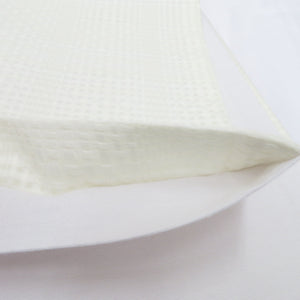 半幅帯 レース帯 Wa de Modern ポリエステル×綿 オフホワイト×白色 格子網レース 浴衣帯 細帯 小袋帯 半巾帯 日本製 仕立て上がり 長さ380cm