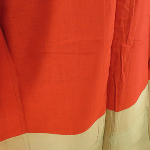 Tsumugi Kimono Antique Striped Pepper Lined Bee Bee Collar Silk Pure Pure Retro Taisho Romance 145cm