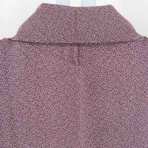 Komon Edo Komon Purple Purple Silk Pure Silk Pure Silk Back Collar Crestless Tailoring Light 161cm