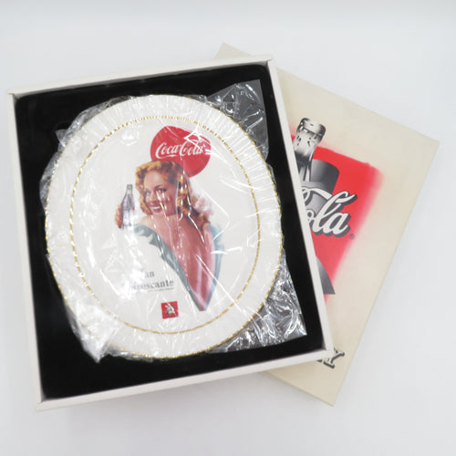 Tableware Coca -Cola Limited Item Design Plate 120th Anniversary Limited Beauty