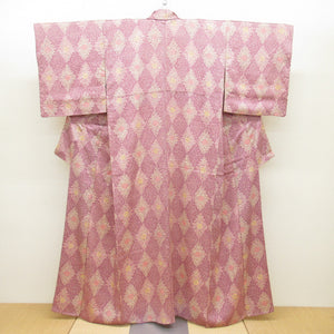 Komon Purple Hishimatsu and Umeba crest Intrades (from the shoulders) Approximately 4 shaku 2 inch 1 minute (160cm) Casual dressing Practice wide collar