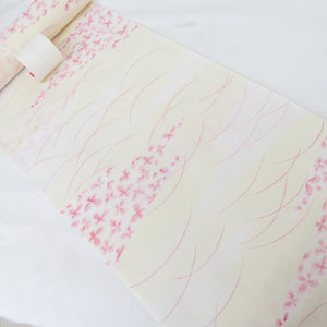 Crispy Shaku Shaku Shade Fabric Fabric Mass Summer White Cream Unsuzable Women's Kimono Kimono Fabric