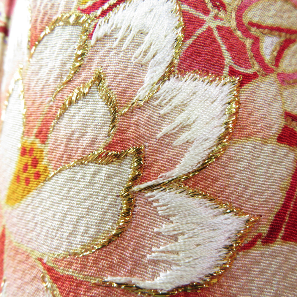 5k285 振袖　正絹　袷　二尺袖　刺繍　ピンク　赤　青　白　銀色　金色　花柄 赤系振袖一覧｜振袖レンタル·ママ振袖·成人式の撮影や着付けは