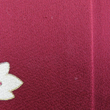 Load image into Gallery viewer, Kimono Kimono Kimono Hube Set Wine Red Set Wine Red x Brown X -colored Blurry Dyeding Golden Wide Collar Graduation Ceremony Graduation Ceremony Formal Store 167cm Beautiful goods