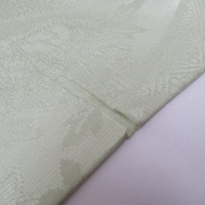 帯揚げ 正絹 グリーン系 百緑 松皮菱 地模様  絹100％ フォーマル 長さ176cm