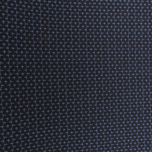 Request of cloth special Oshima Kasuri for men dark blue x blue wide size pure silk uneven length 2350cm beautiful goods