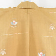 Load image into Gallery viewer, Tsumugi Kimono pongee pongeon pongeon flower pattern single clothing wide collar silk silk casual kimono tailoring