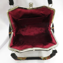 Load image into Gallery viewer, Japanese Bag Beads Bag Black Handbag Kimono Back Western Western Western -style accessories