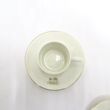 Load image into Gallery viewer, Coach Coach Tableware Pair Demitas Cup &amp; Saucer 2 Customer Set White Beauty