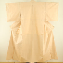Load image into Gallery viewer, Color-free area Meeting one crumple five-story brainbu Bachi lagard thin brown pure silk tailoring rising kimono body length 153 cm beauty goods