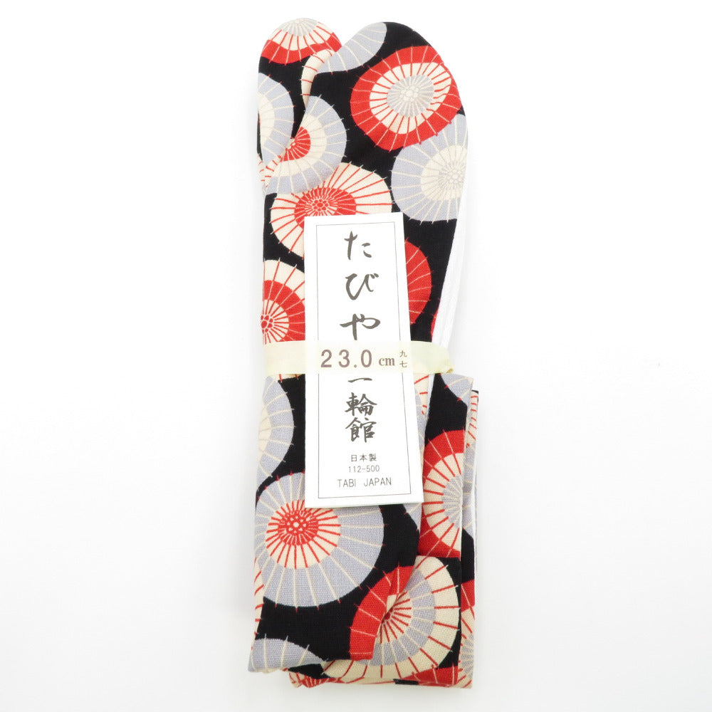 Pattern tabi 23.0cm Black Japanese umbrella pattern 底 底 底 底 底 び 底 底 底 底 底 袋 袋 袋 袋 袋 袋 袋 袋 袋 袋 袋 袋