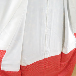 小紋 菊唐草 正絹 紺色 袷 広衿 カジュアル 仕立て上がり 身丈160cm