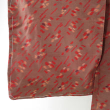Load image into Gallery viewer, Haori Antique Long Haori Meisen Abstract Pure Silk Brown Retro Taisho Roman Romance Kimono 93cm