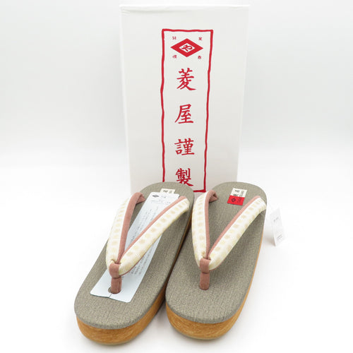 Calen BLOSSO (Karen Blosso) Sangly Cafe Elephaned Hishiya L size 24.5-25.5cm adaptive Gray Casual Footwear made in Japan