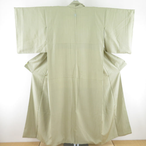 Tsumugi Kimono Kimono Color Color Director Yuto Hisuichi Kimono Kawarono Crest Lined Collar Matha Pure Silk