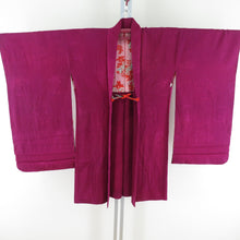 Load image into Gallery viewer, Haori Antique Long Haori Hanamaru on the Hanamaru Cougan Roman Purple Retro Taisho Roman Romance Kimono 93cm