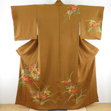 Load image into Gallery viewer, Visitors Absided sentence Brown lined wide collar silk without silk crest tailored