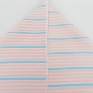 着付け小物 半衿 織り屋 糸り 糸利 半襟 縞 薄ピンク色 薄青色 日本製 京都 丹後 和装小物