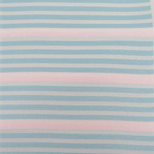 Load image into Gallery viewer, Half -collar woven woven yarn -co -collar striped light blue light blue light pink in Japan Kyoto Tango kimono length 110cm