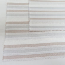 Load image into Gallery viewer, Half -collar woven yarn -co -collar striped thin gray light gray color light brown -colored silver thread in Japan Tango Japanese accessories length 110cm
