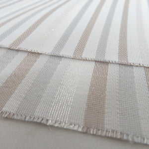 Half -collar woven yarn -co -collar striped thin gray light gray color light brown -colored silver thread in Japan Tango Japanese accessories length 110cm