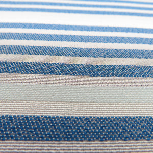 半衿 織り屋 糸り 糸利 半襟 縞 青色 薄青色 日本製 京都 丹後 和装小物 長さ110cm
