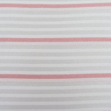 Load image into Gallery viewer, Half -collar woven yarn thread yarn half -collar striped thin gray light pink color in Japan Kyoto Tango kimono length 110cm