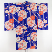 Load image into Gallery viewer, Children&#39;s kimono antique child children&#39;s lined medicine balls Pure silk pure silk purple taisho romantic romance 110cm