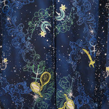 Load image into Gallery viewer, Summer kimono Komon Washable kimono Uniform Uranus Neptune pattern blue x green bee collar yukata polyester 100 % casual summer height 163cm beautiful goods