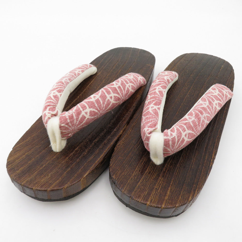 Clogs Yukata Kiri Clag Ladies Ring Ring Connection Pattern Thin Thin Purple Rand / Koe brown casual women's footwear for women