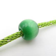 Load image into Gallery viewer, Yukata decorative string green group string Natural stone clear bead decoration Yukata casual band tightening length 152cm