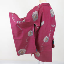 Load image into Gallery viewer, Haori Antique Meisen Rose Court Silk Retro Taisho Roman Kimono Kimono 90cm