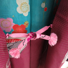 Load image into Gallery viewer, Haori Antique Meisen Rose Court Silk Retro Taisho Roman Kimono Kimono 90cm