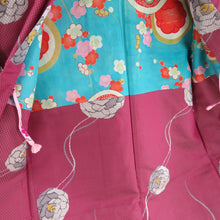 Load image into Gallery viewer, Haori Antique Meisen Rose Court Silk Retro Taisho Roman Kimono Kimono 90cm