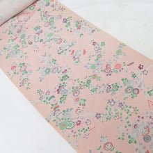 Load image into Gallery viewer, Colon Komi Komi Shaku Kusakage Hanakage Pink Pure Kazu Judge Women&#39;s Kimono Fabric Length 1300cm