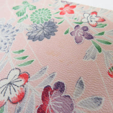 Load image into Gallery viewer, Colon Komi Komi Shaku Kusakage Hanakage Pink Pure Kazu Judge Women&#39;s Kimono Fabric Length 1300cm