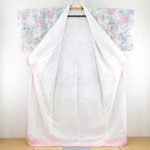 Komon flower and Imperial Palace Division Lined Collar White Collar White Casual Casual Casual Casual Kimono Tailor