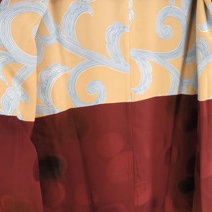 Road Blur Maru Public Purple Brown Pure Silk Kimono Conte Kimono For Kimono Casual Casual Stateau 85cm Beautiful goods