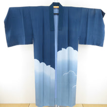 Load image into Gallery viewer, Bald Silk Men Aperture Cloud Women Blue Blue Blue Black Lined Lined Base Casual Men&#39;s Kimono Star Height 144cm Beautiful goods