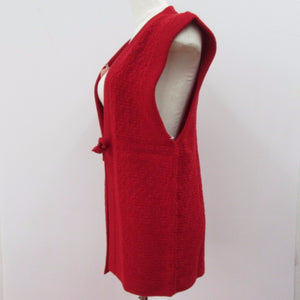 Best Wool Vest Red Acrylic 70% Hair 30% 521 Beauty