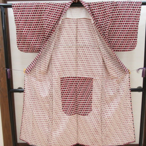 Other kimono wool kimono horizontal line height (from shoulder) Approximately 4 shaku height 147cm tall for small people regularly #1001 used